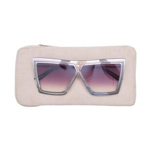 Christian Roth Ventriloquist CRS-00059 Vintage Shield Sunglasses Purple Gradient